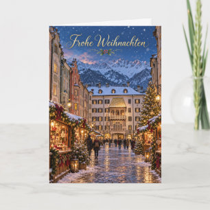 Innsbruck Goldenes Dachl Frohe Weihnachten -> Inns