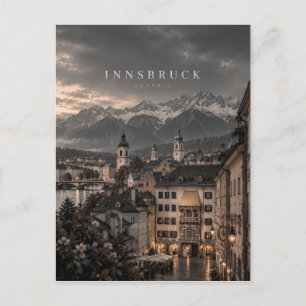 Innsbruck Kinematografische Monochrome Stadt Kunst Postkarte