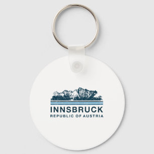 Innsbruck Österreich Berge Österreich Skifahren Vi Schlüsselanhänger