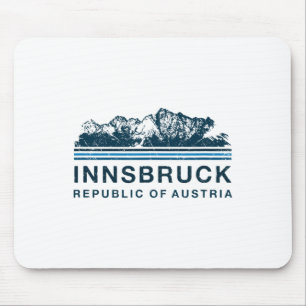 Innsbruck Österreich Berge Österreichisches Skifah Mousepad