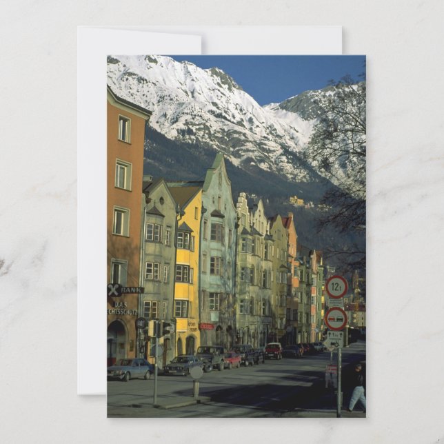 Innsbruck, Österreich in Europa (Vorderseite)