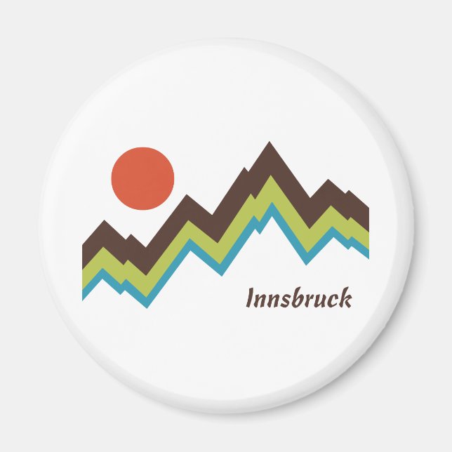 Innsbruck Österreich Magnet (Vorne)