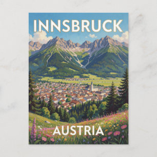 Innsbruck Österreich Österreichische Alpen Flucht Postkarte