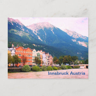 Innsbruck Österreich Postkarte