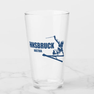Innsbruck Österreich Skifahrer Glas