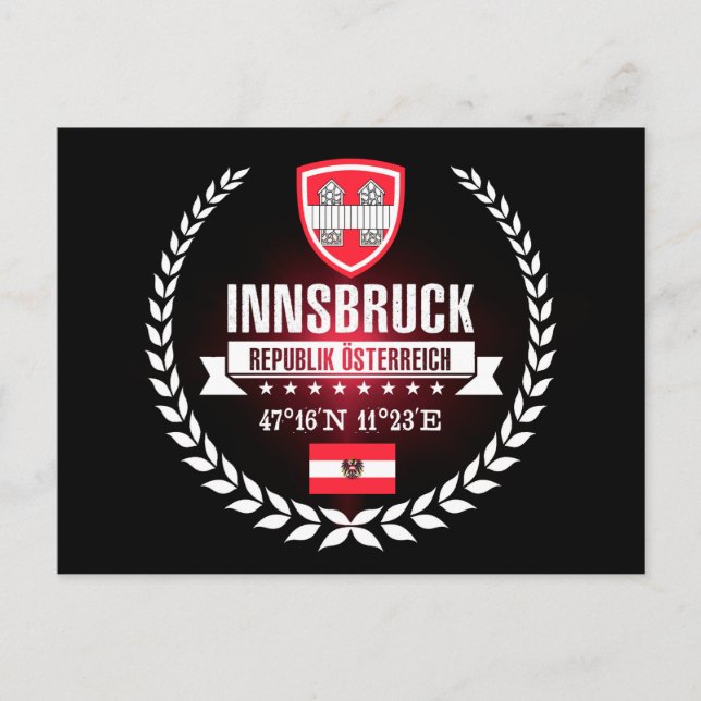 Innsbruck Postkarte (Vorderseite)