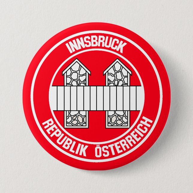 Innsbruck RundEmblem Button (Vorderseite)