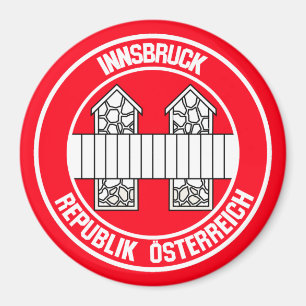 Innsbruck RundEmblem Magnet