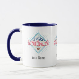 Innsbruck Tirol Österreich Retro Alpen Vintag Tasse