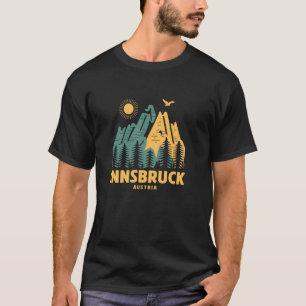 Innsbrucker Berge Österreich Wandern im Freien Vin T-Shirt