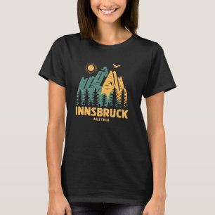 Innsbrucker Berge Österreich Wandern im Freien Vin T-Shirt