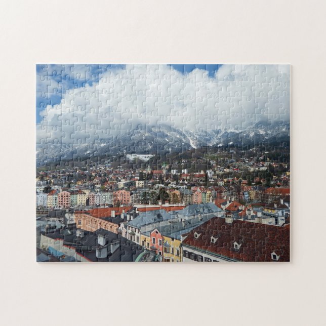 Innsbrucker Dächer-View-Puzzle Puzzle (Horizontal)