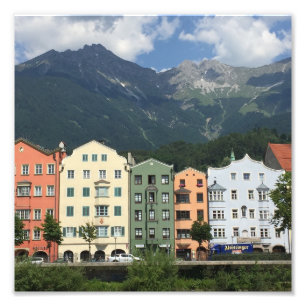 Innsbrucker Österreichs Stadt in Tirol Fotodruck