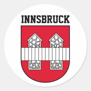 Innsbrucker Wappen - ÖSTERREICH Runder Aufkleber