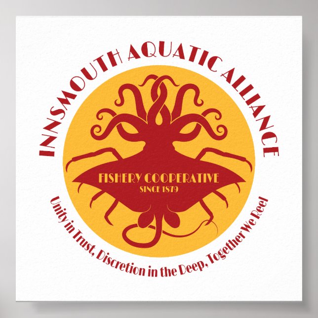 Innsmouth Aquatic Alliance Gewerkschaft Poster (Vorne)
