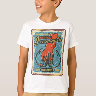 Innsmouth Bait und Tackle Fischen Lovecraft T-Shirt