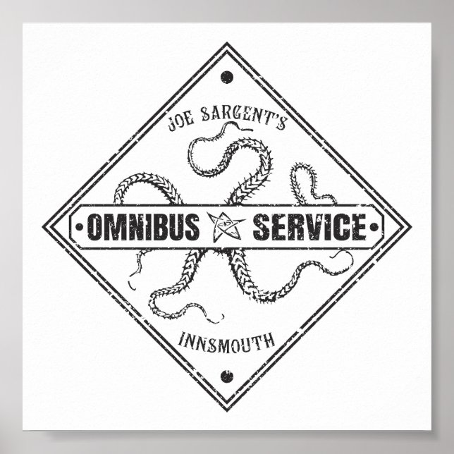 Innsmouth Bus Service Joe Sargent Poster (Vorne)