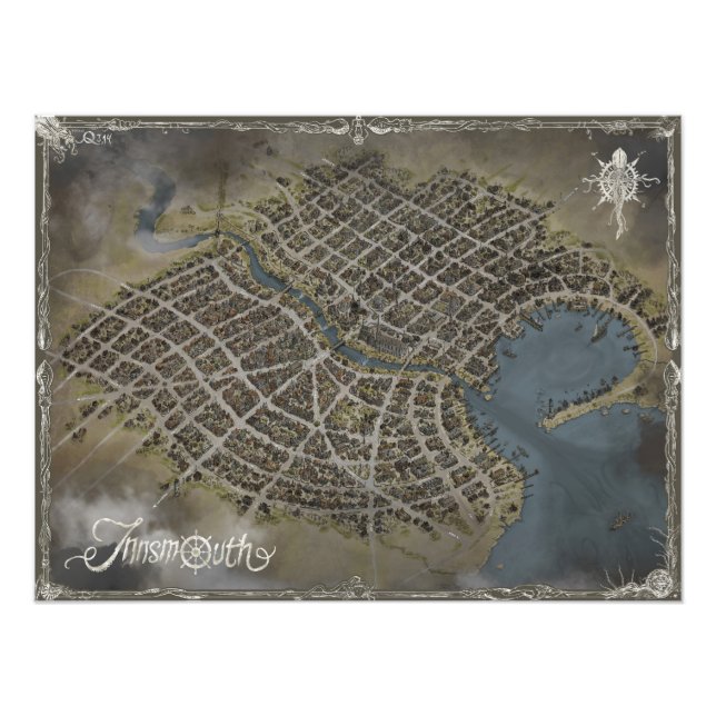 Innsmouth Map, Lovecraft world - Foto Erweiterung (Vorne)