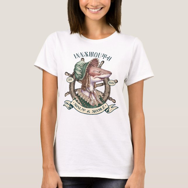 Innsmouth Salt & Sable - Shark Lady T-Shirt (Vorderseite)