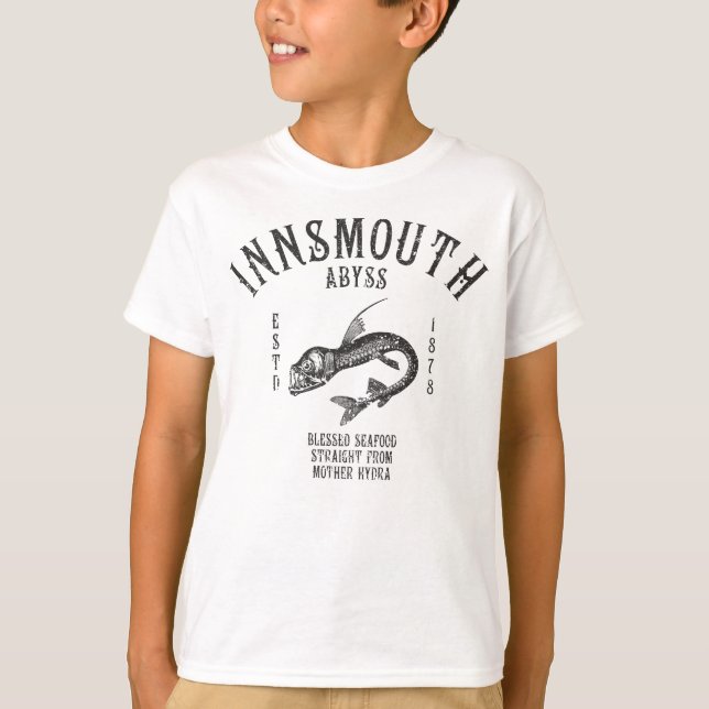 Innsmouth Seafood Tiefseefische Viperfisch T-Shirt (Vorderseite)