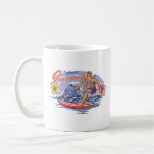 Innsmouth Surfing Lovecraft Kaffeetasse