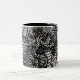 Innsmouth tief eins, das zu R'lyeh zurückgeht Zweifarbige Tasse