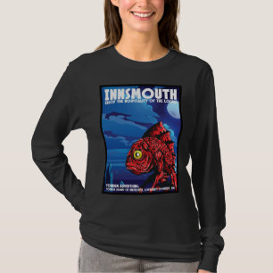 Innsmouth Vintage Travel Poster Lovecraft T-Shirt