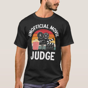Inoffizieller Filmrichter Unbezahlter Filmkritiker T-Shirt