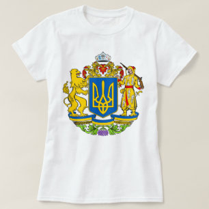 Inoffizieller ukrainischer Wappen-T - Shirt