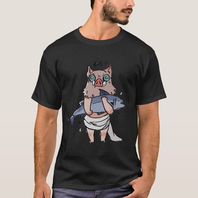 Inosuke Fischen T-Shirt (Vorderseite)