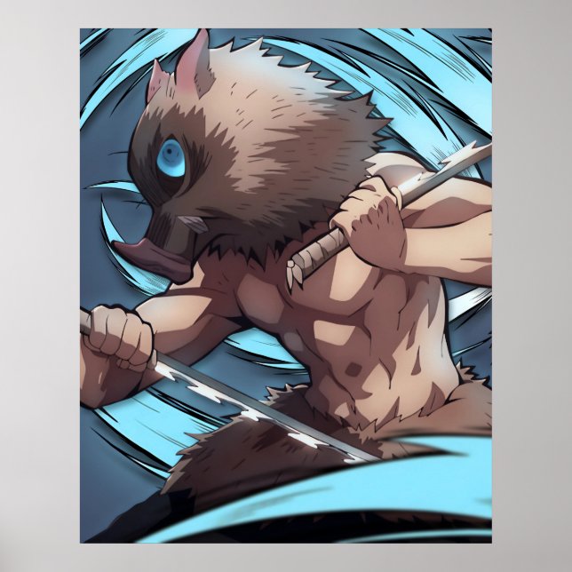 Inosuke Hashibira Poster (Vorne)