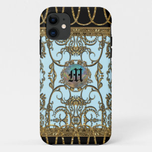 Inoubliable Freuden-Girly Monogramm elegantes VI iPhone 11 Hülle