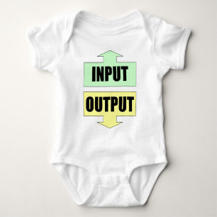 Input_Output_Green_Yellow Baby Strampler