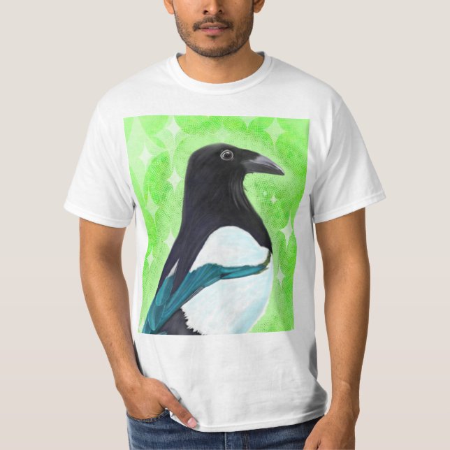 Inquisitive Magpie T-Shirt (Vorderseite)
