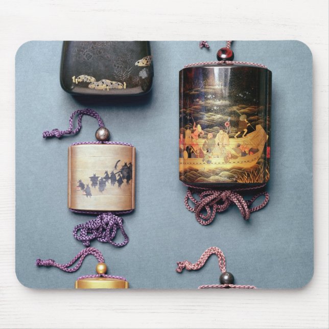 Inro- und Tabakbeutel Mousepad (Vorne)