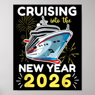 Ins neue Jahr 2026 cruisen Poster