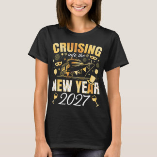 Ins neue Jahr 2027 cruisen Frauen T-Shirt