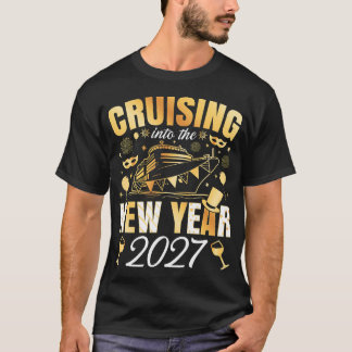 Ins neue Jahr 2027 cruisen Männer T-Shirt