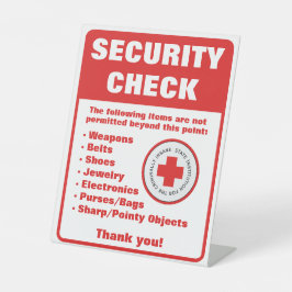 Insane Asylum Halloween Security Karo Sockelschild