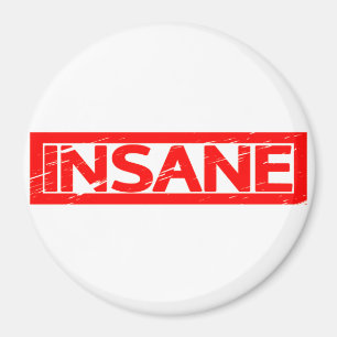 Insane Briefmarke Magnet