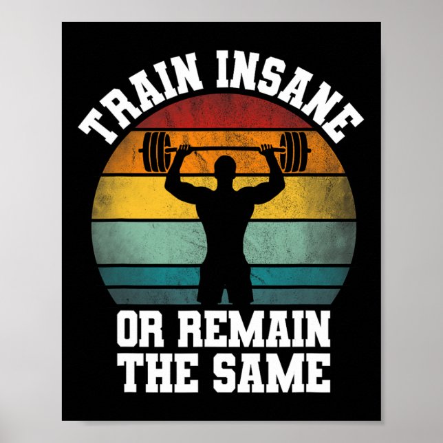 Insane oder bleibe gleich - Schwergewichtler Poster (Vorne)