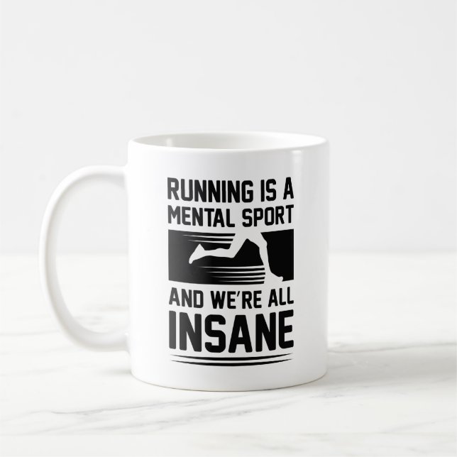 Insane Running Kaffeetasse (Links)