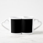 Insanely Black (Blackest Black) CUSTOMIZABLE Liebestassen<br><div class="desc">Die wahnsinnig schwarze Liebhaber Mug ist eine Hommage an Liebe, Leidenschaft und Romantik. Diese exquisite Tasse besticht durch zeitlosen Charme und Eleganz. Es macht Sie zwei auch als Paar interessant. Während jedes andere Paar für die Tasse seines Liebhabers eine Rot-, Rosa- oder andere Farbe wählen könnte, wählt man Insanely Black,...</div>