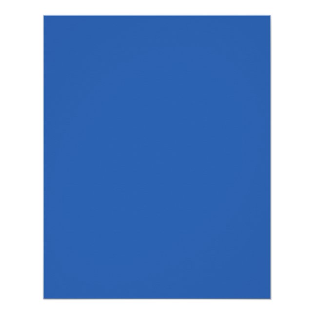 Insanely Blue (The Bluest Blue) Poster (Vorderseite)