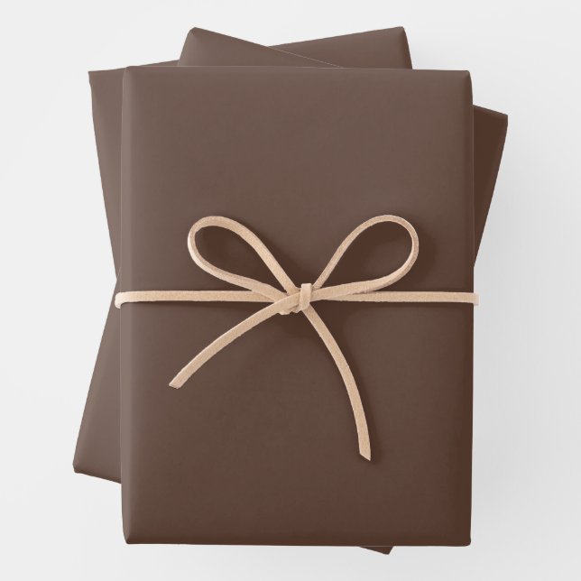 Insanely Brown (The Brownest Brown) Geschenkpapier Set (Beispiel)