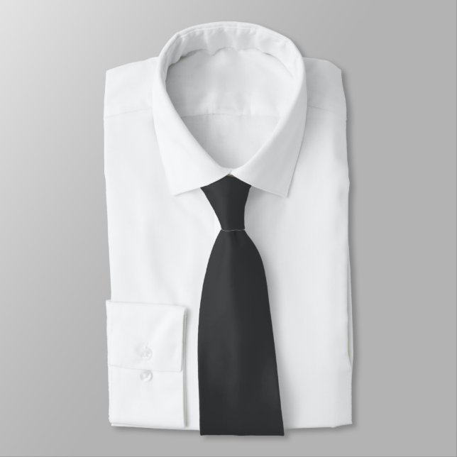 Insanely Dark Gray Neck Tie Krawatte (Gebunden)