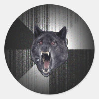Insanity Wolf Stickers