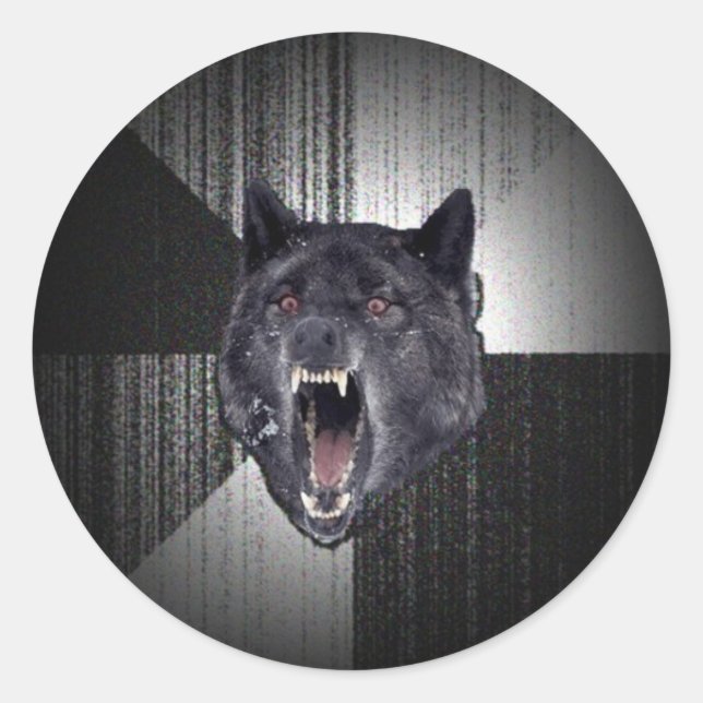 Insanity Wolf Stickers (Vorderseite)
