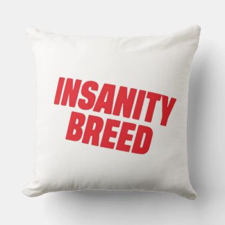 INSANITYBREED Signature Logo Decorative Throw Pill Kissen
