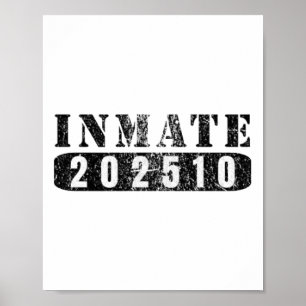 Insasse 202510 Funny Lazy Halloween Gefangener Cos Poster
